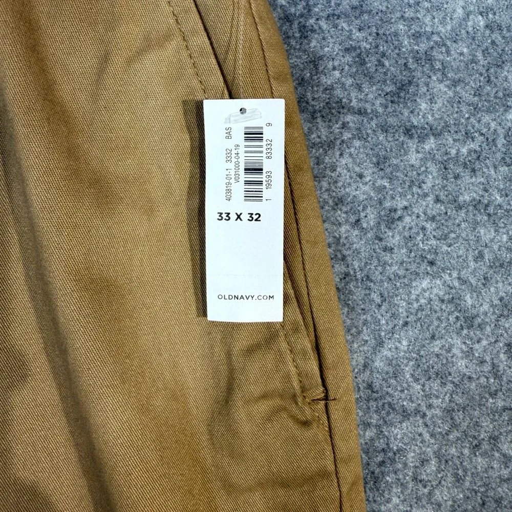 Old‎ Navy Mens Ultimate Athletic Built In Flex Khaki Chino Pants 33x32